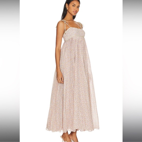 Free People Pastel Floral Maxi Dress - Picture 2 of 3